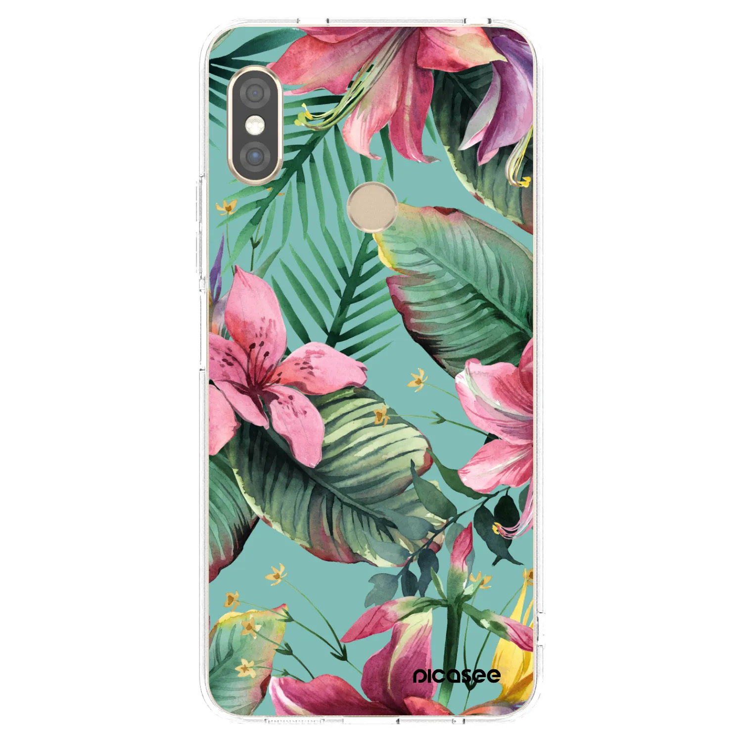 Picasee silikonový průhledný obal pro Xiaomi Redmi Note 5 Global - Hawaii