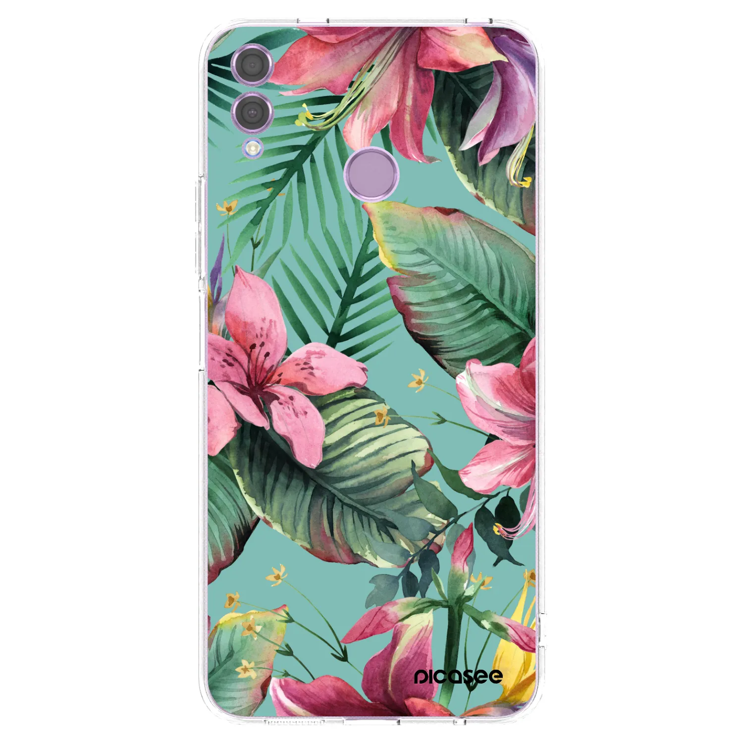 Picasee silikonový průhledný obal pro Honor 8X - Hawaii