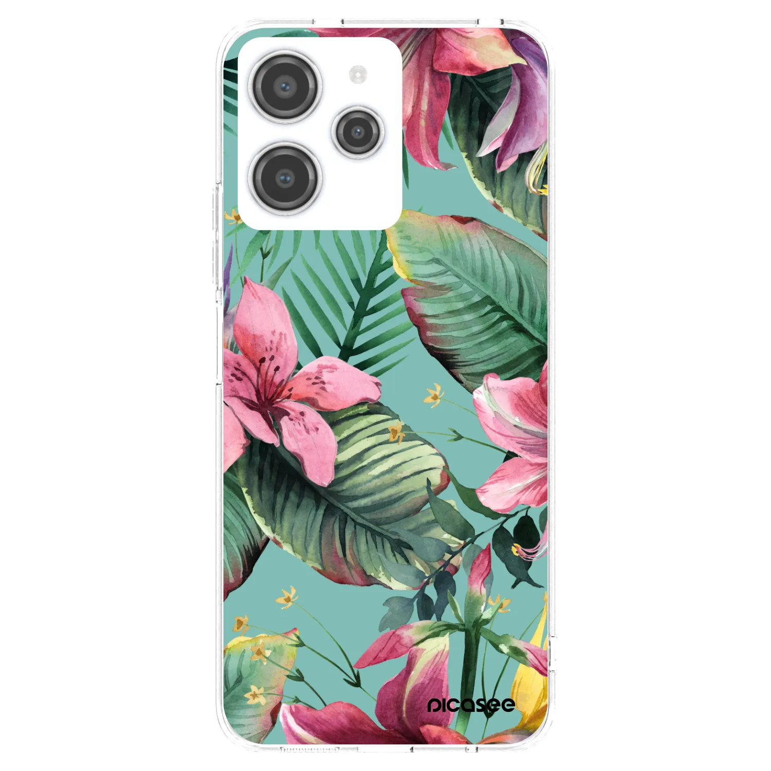 Picasee silikonový průhledný obal pro Xiaomi Redmi 12 4G - Hawaii