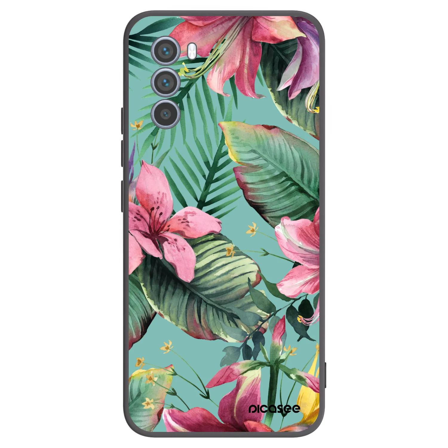 Picasee silikonový černý obal pro Motorola Moto G62 - Hawaii