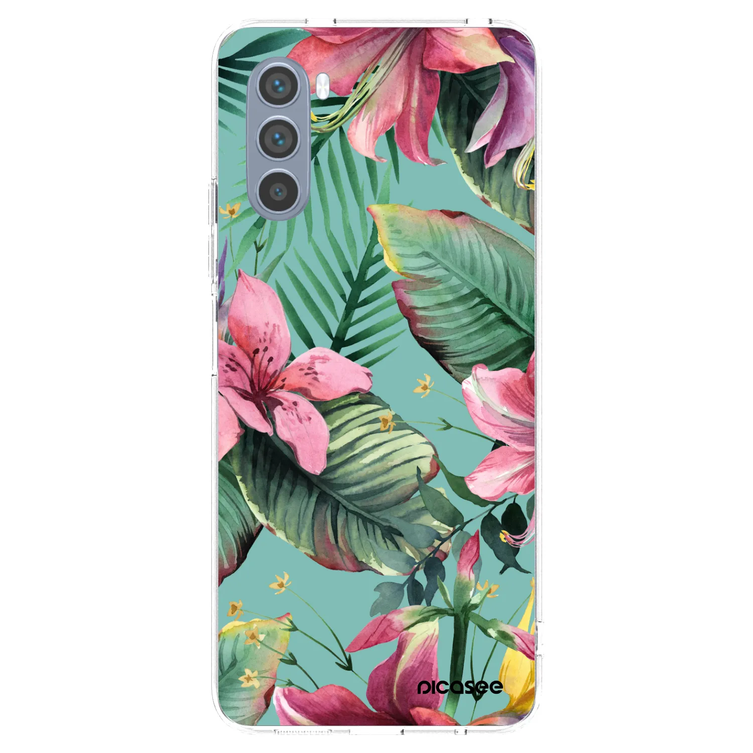 Picasee silikonový průhledný obal pro Motorola Moto G62 - Hawaii