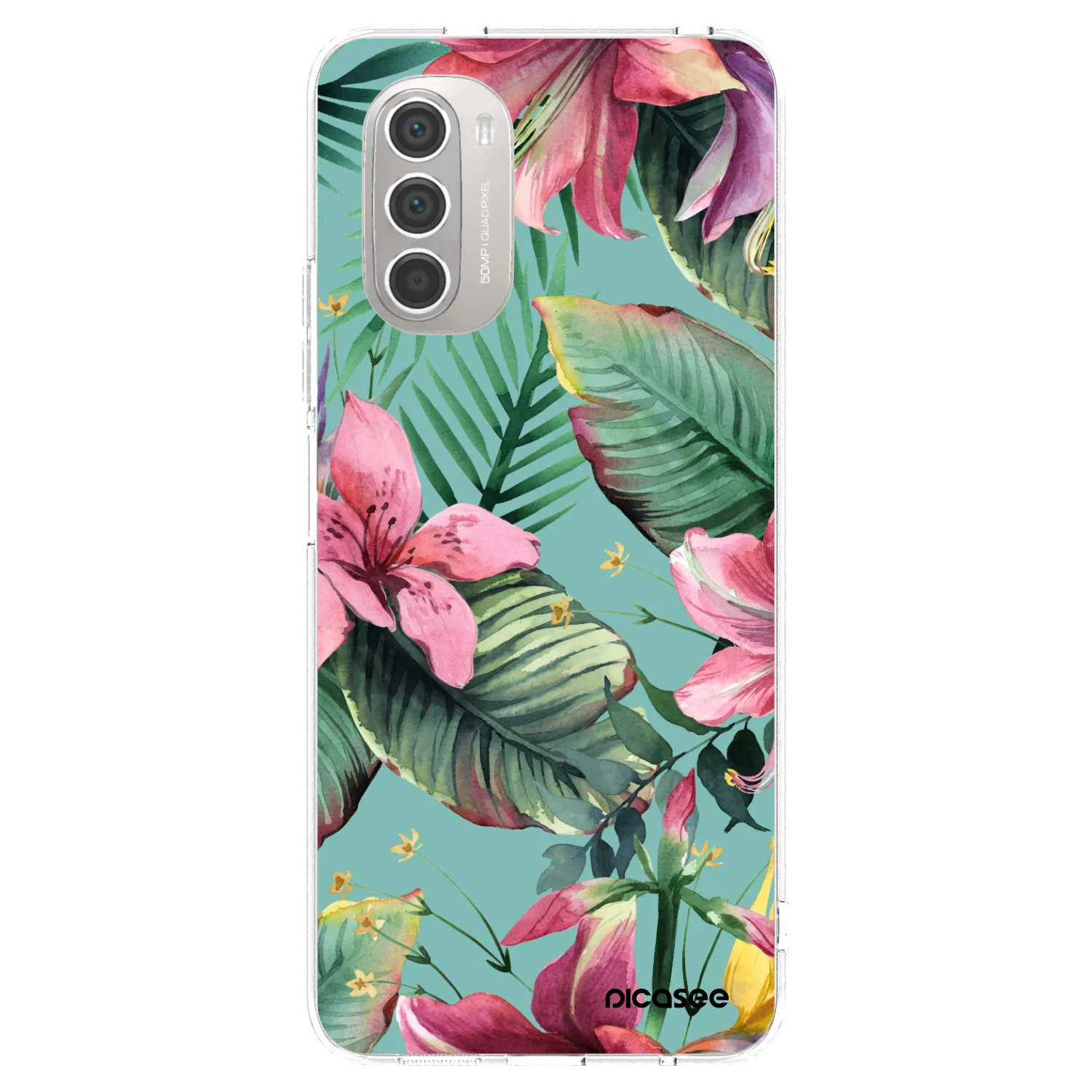 Picasee silikonový průhledný obal pro Motorola Moto G51 - Hawaii