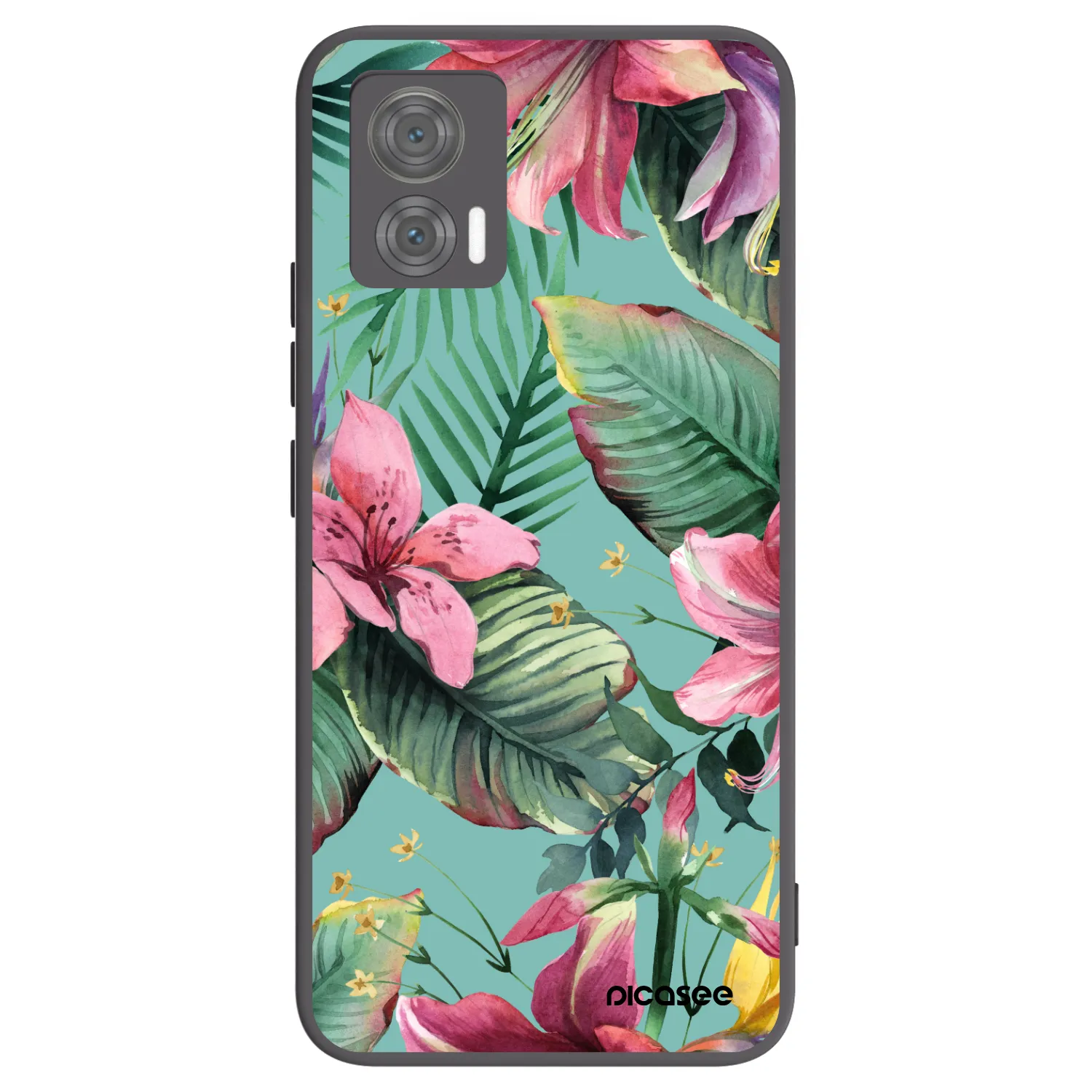 Picasee silikonový černý obal pro Motorola Edge 30 Neo - Hawaii