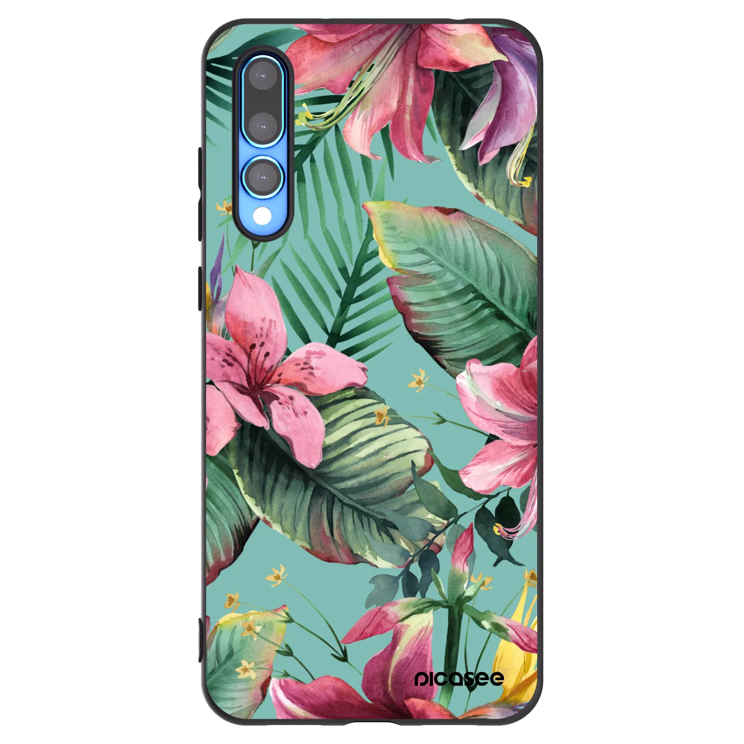 Picasee silikonový černý obal pro Huawei P20 Pro - Hawaii