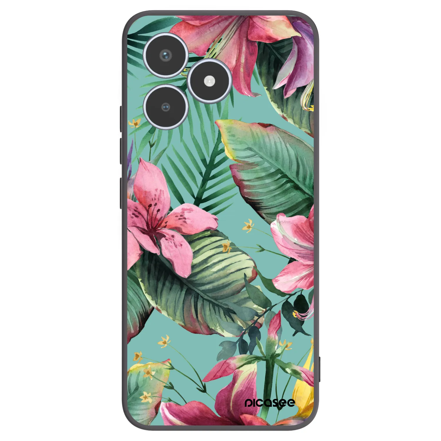 Picasee silikonový černý obal pro Realme C53 - Hawaii