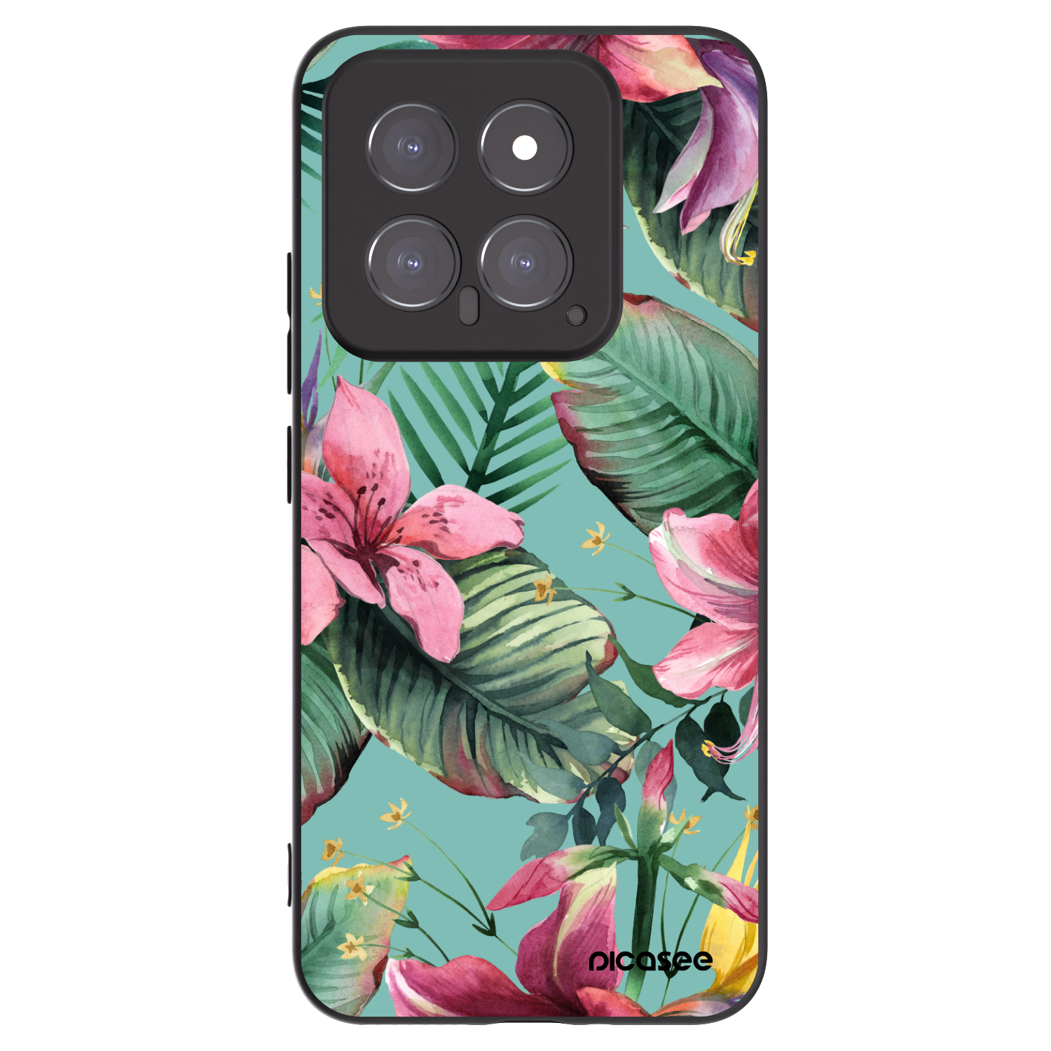 Picasee silikonový černý obal pro Xiaomi 14 - Hawaii