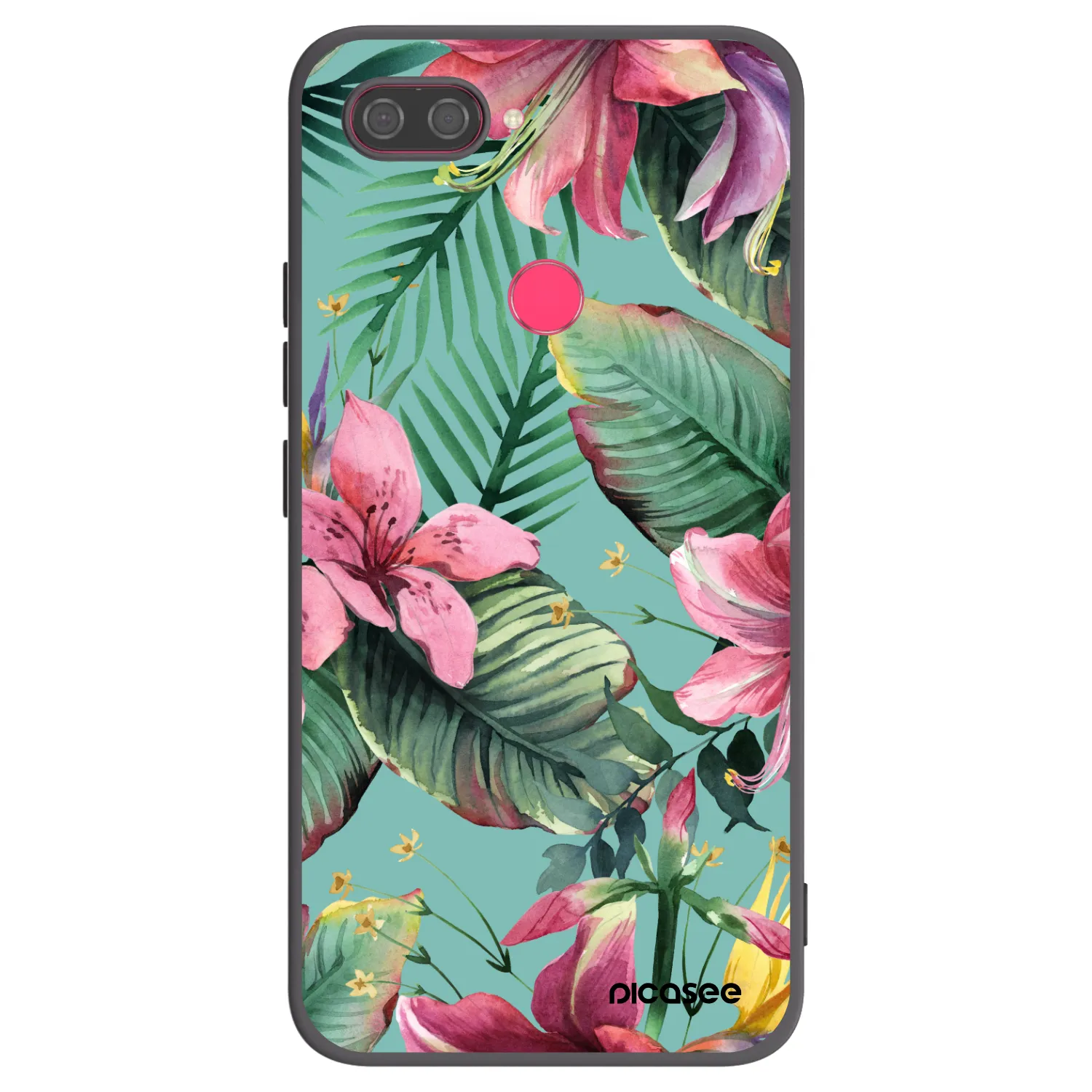 Picasee silikonový černý obal pro Xiaomi Mi 8 Lite - Hawaii