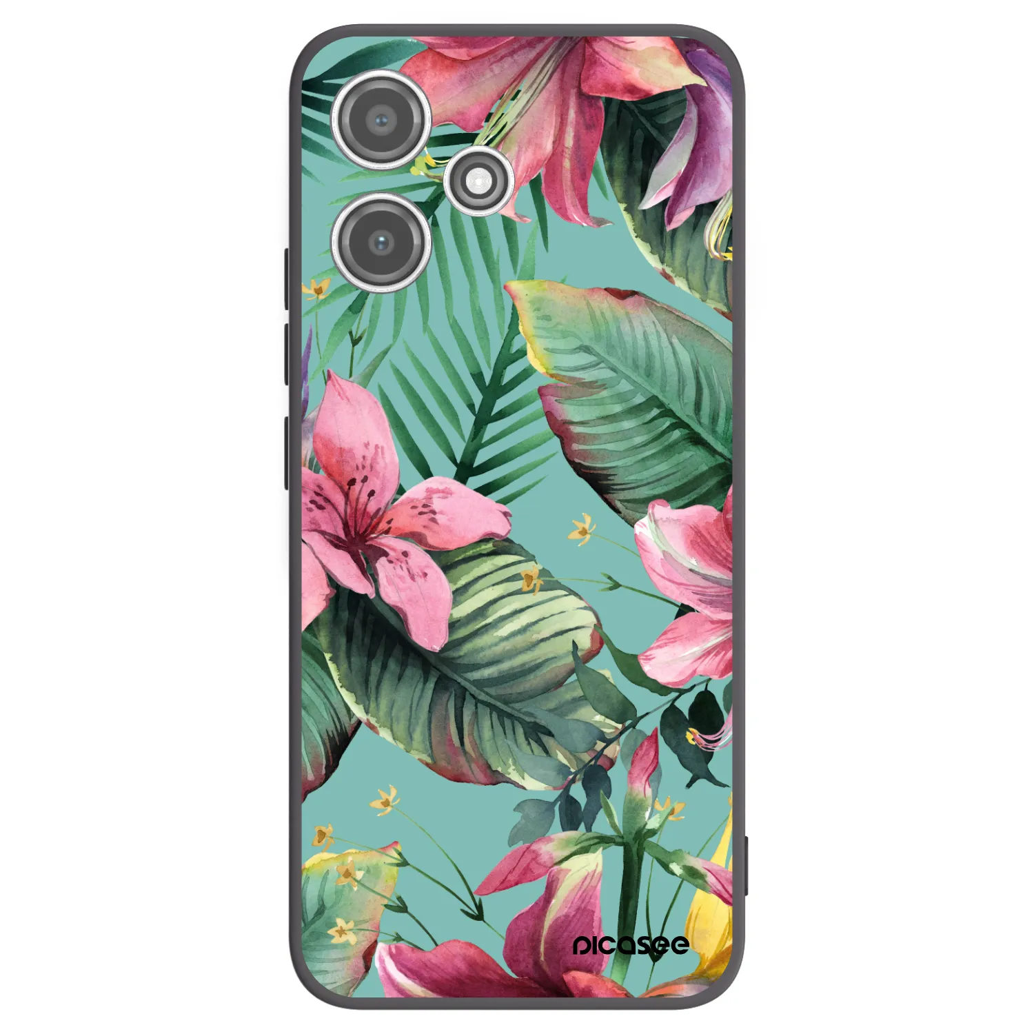 Picasee silikonový černý obal pro Xiaomi Redmi 12 5G - Hawaii