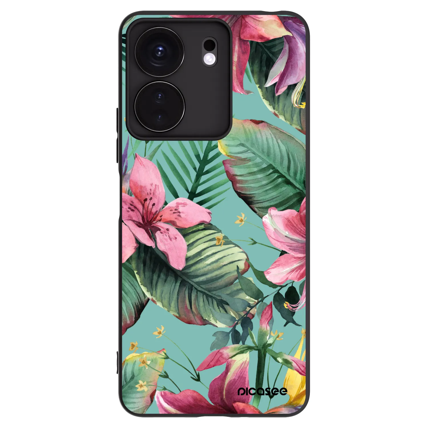 Picasee silikonový černý obal pro Xiaomi Redmi 13C 4G - Hawaii