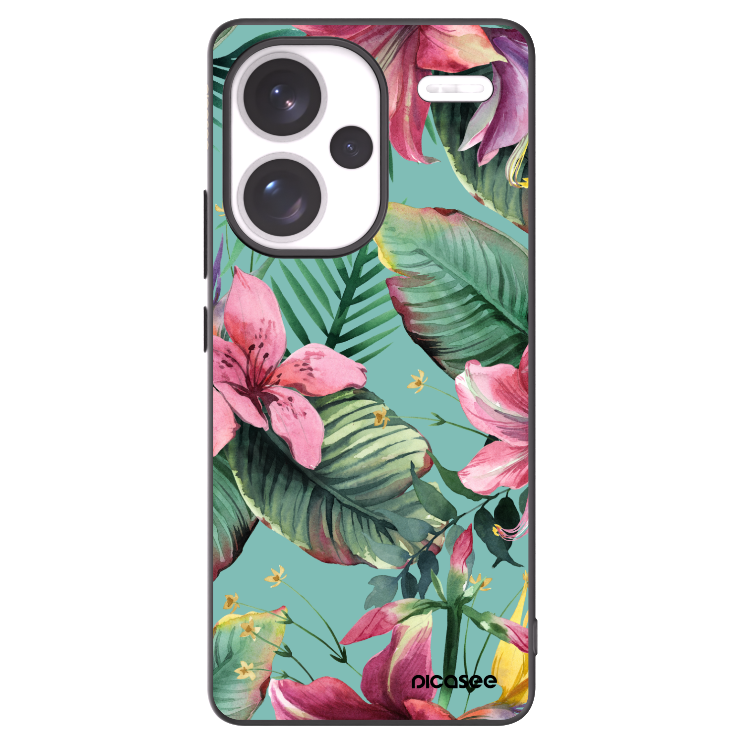 Picasee silikonový černý obal pro Xiaomi Redmi Note 13 Pro+ 5G - Hawaii