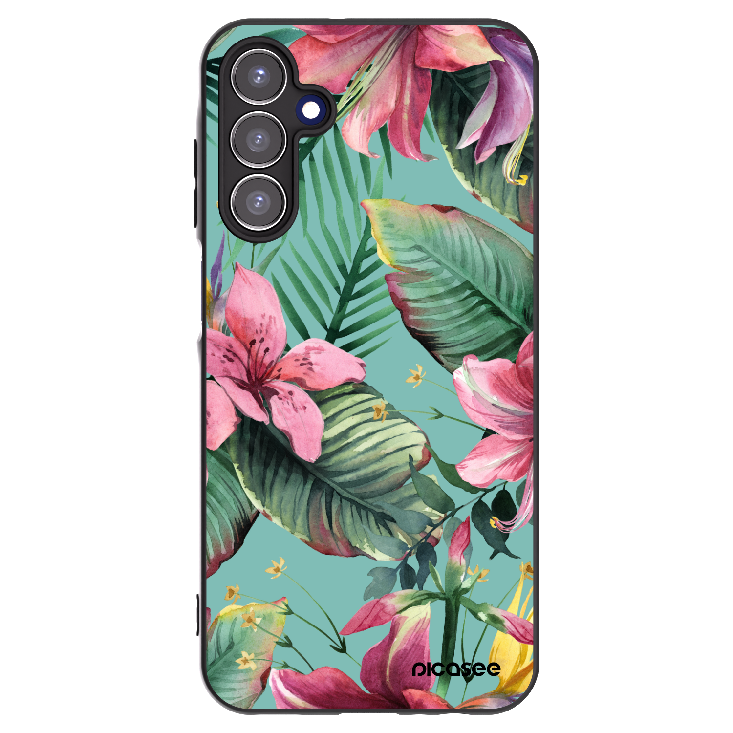 Picasee silikonový černý obal pro Samsung Galaxy A15 A155F 4G - Hawaii