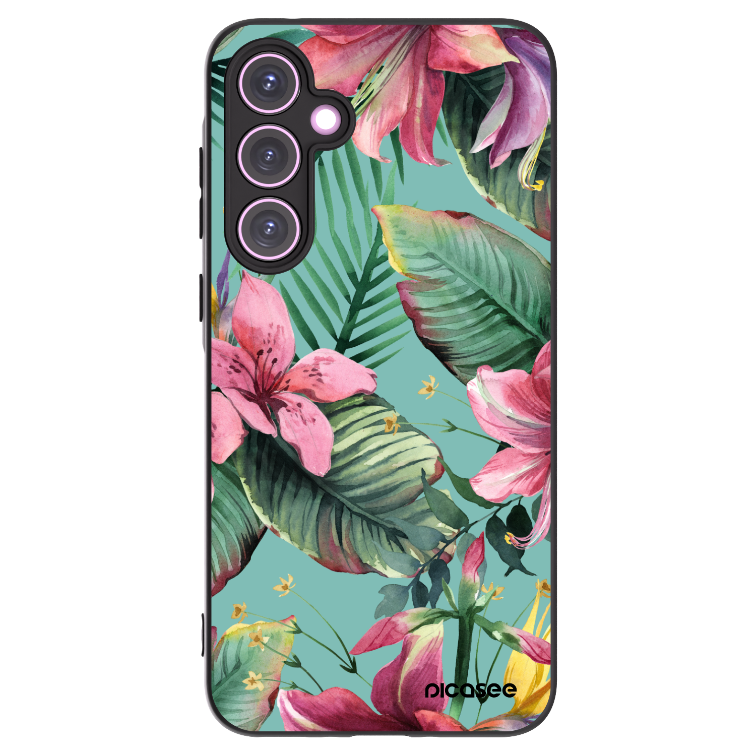 Picasee silikonový černý obal pro Samsung Galaxy A35 5G A356B - Hawaii