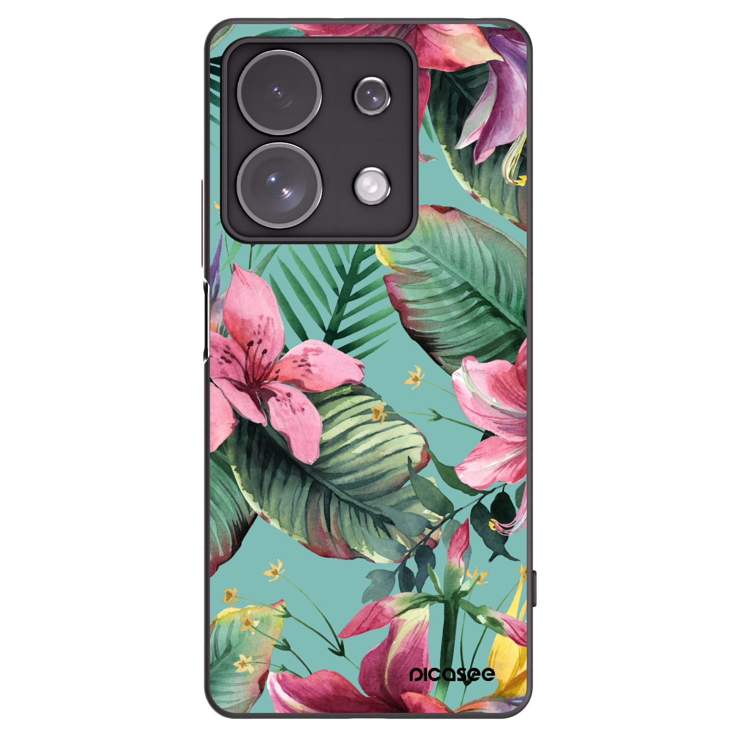 Picasee silikonový černý obal pro Xiaomi Redmi Note 13 Pro 4G - Hawaii