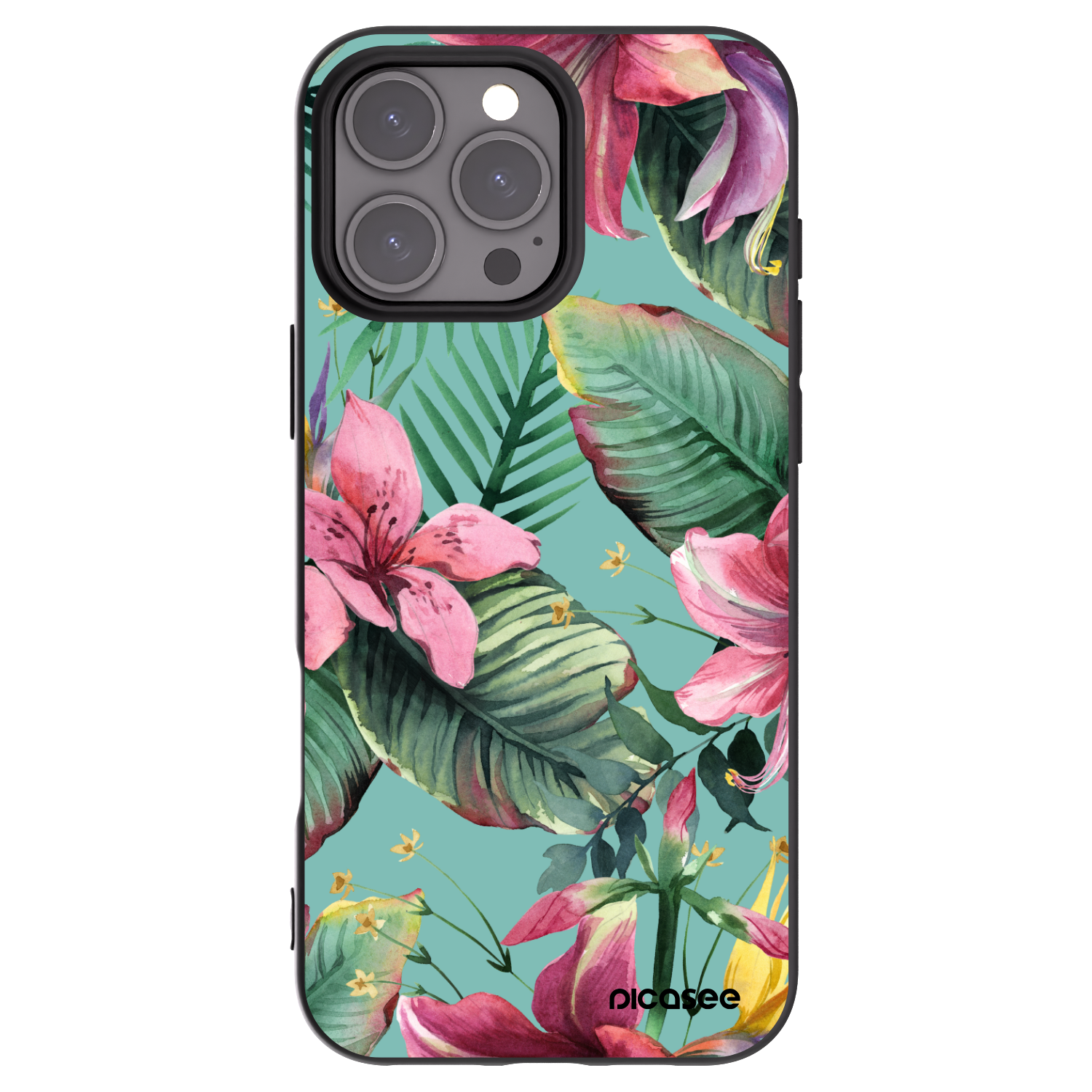 Picasee silikonový černý obal pro Apple iPhone 16 Pro Max - Hawaii