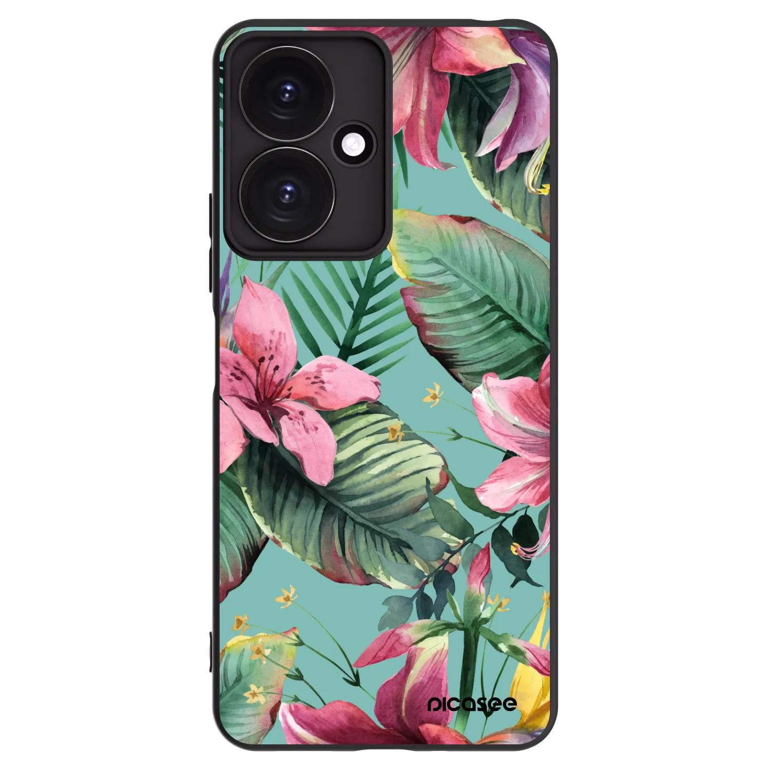 Picasee silikonový černý obal pro Xiaomi Redmi 13C 5G - Hawaii
