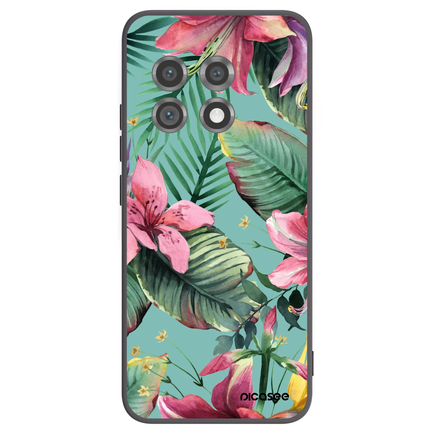 Picasee silikonový černý obal pro OnePlus 11 5G - Hawaii
