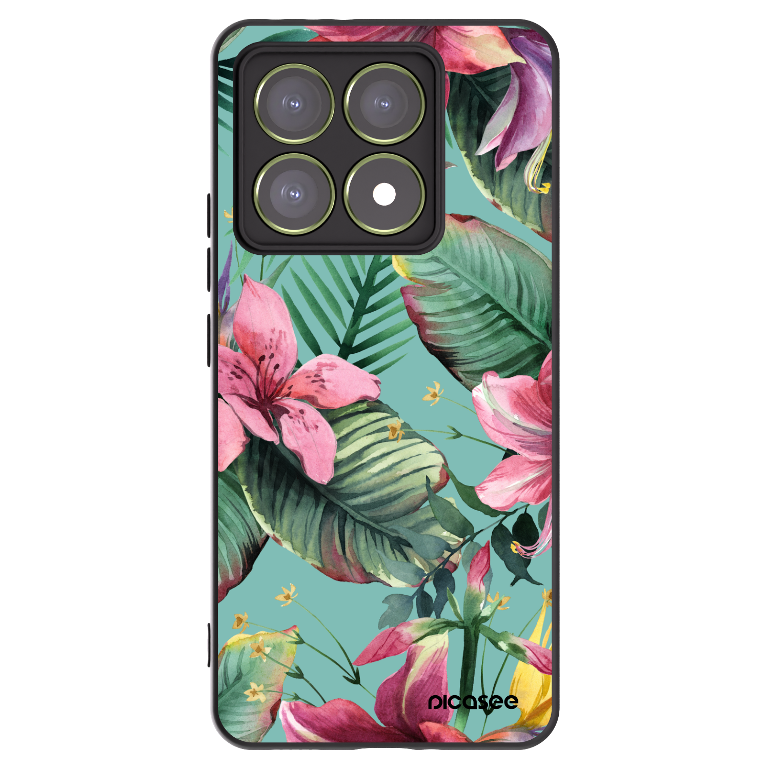 Picasee silikonový černý obal pro Xiaomi 14T - Hawaii