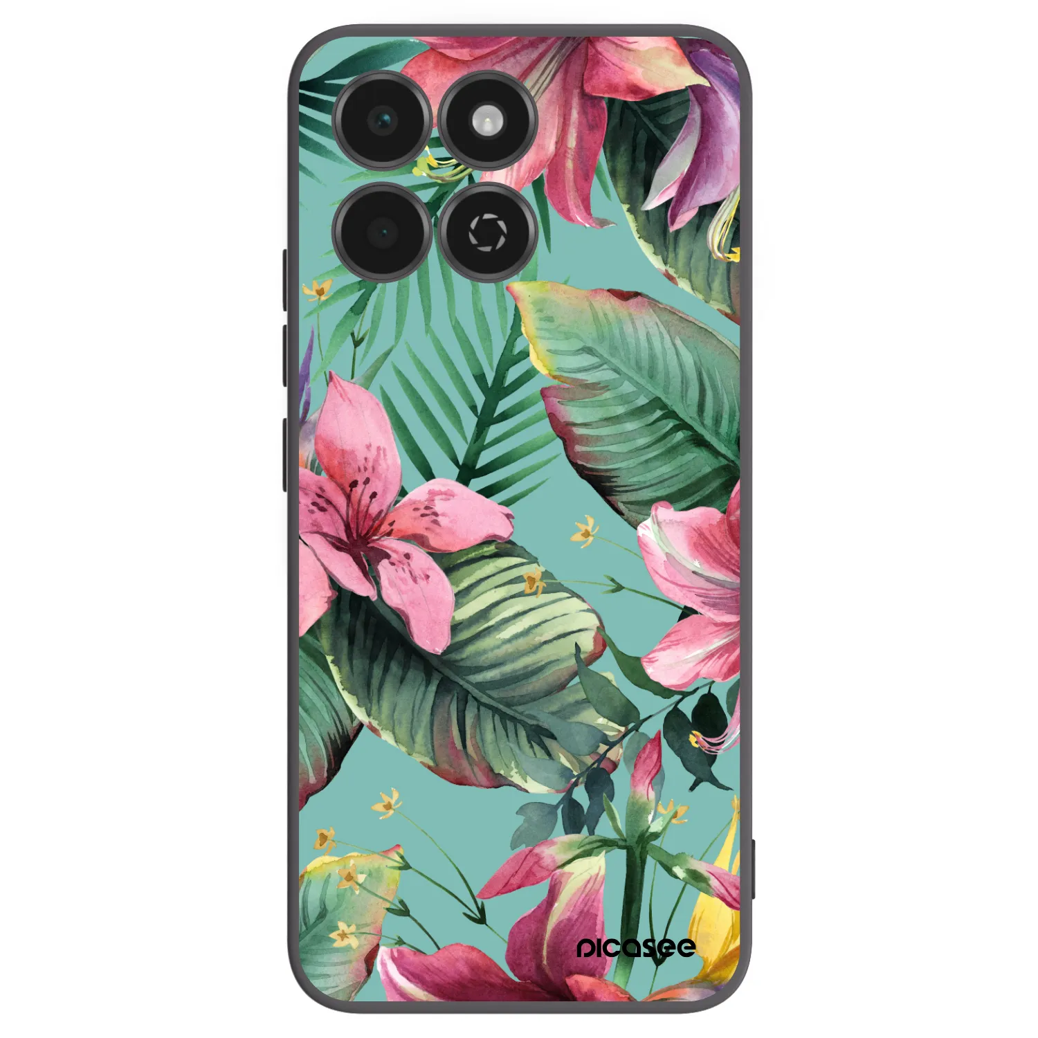 Picasee silikonový černý obal pro Honor 200 Smart 5G - Hawaii