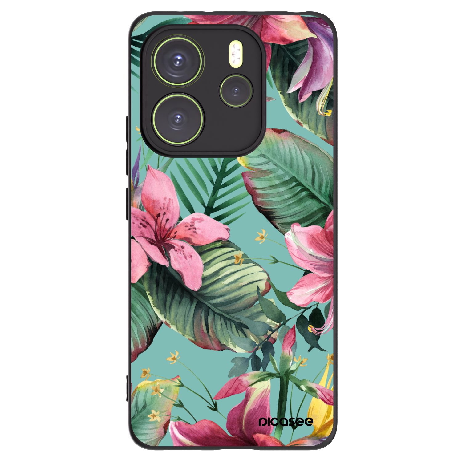 Picasee silikonový černý obal pro Xiaomi Redmi Note 14 4G - Hawaii