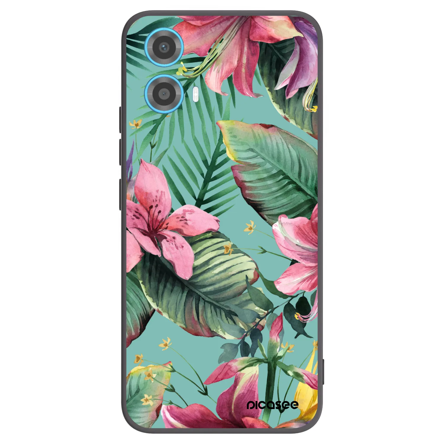 Picasee silikonový černý obal pro Motorola Moto G34 5G - Hawaii