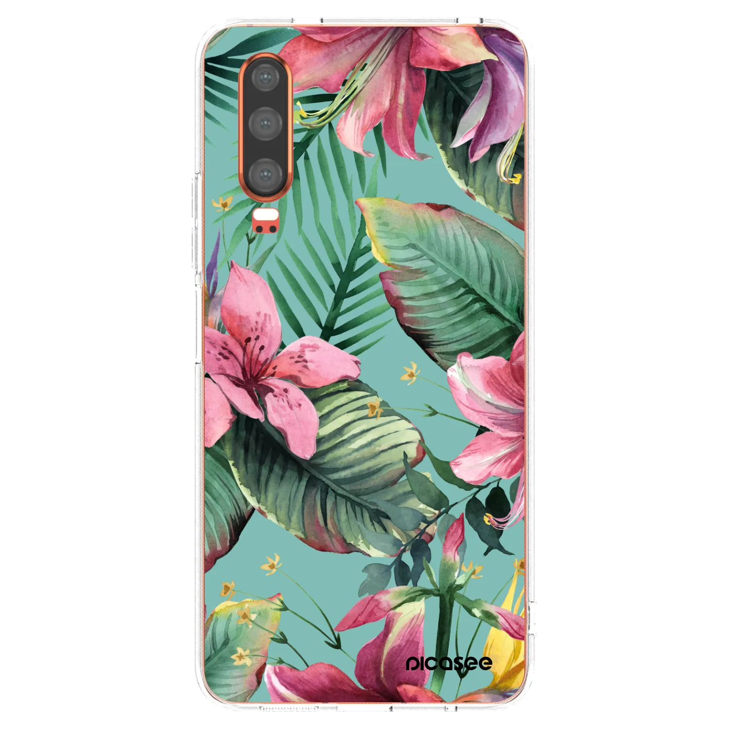 Picasee silikonový průhledný obal pro Huawei P30 - Hawaii