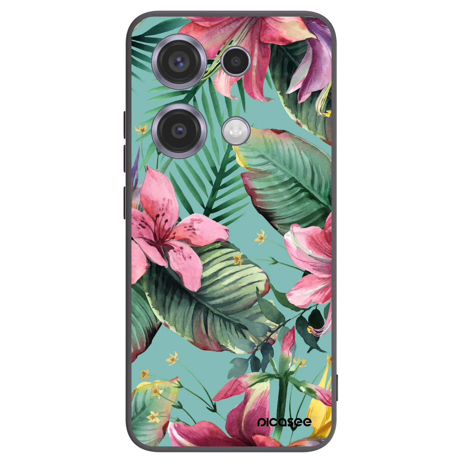 Picasee silikonový černý obal pro Xiaomi Redmi Note 14S - Hawaii