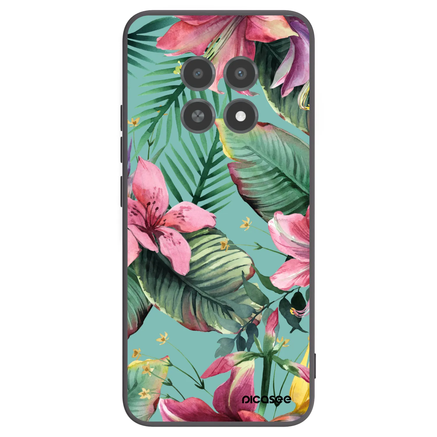 Picasee silikonový černý obal pro Realme 12X - Hawaii