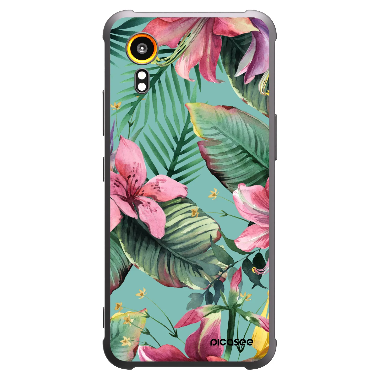 Picasee silikonový černý obal pro Samsung Galaxy Xcover 7 - Hawaii