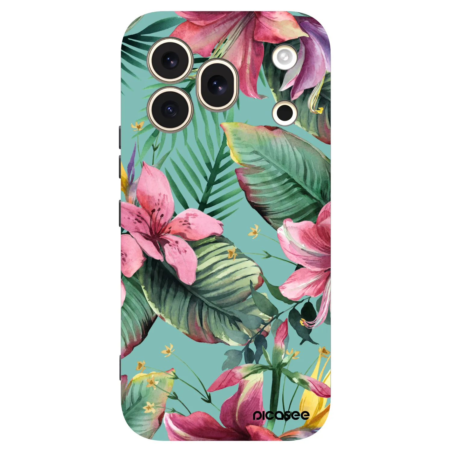 Picasee silikonový černý obal pro Honor 600 Pro - Hawaii