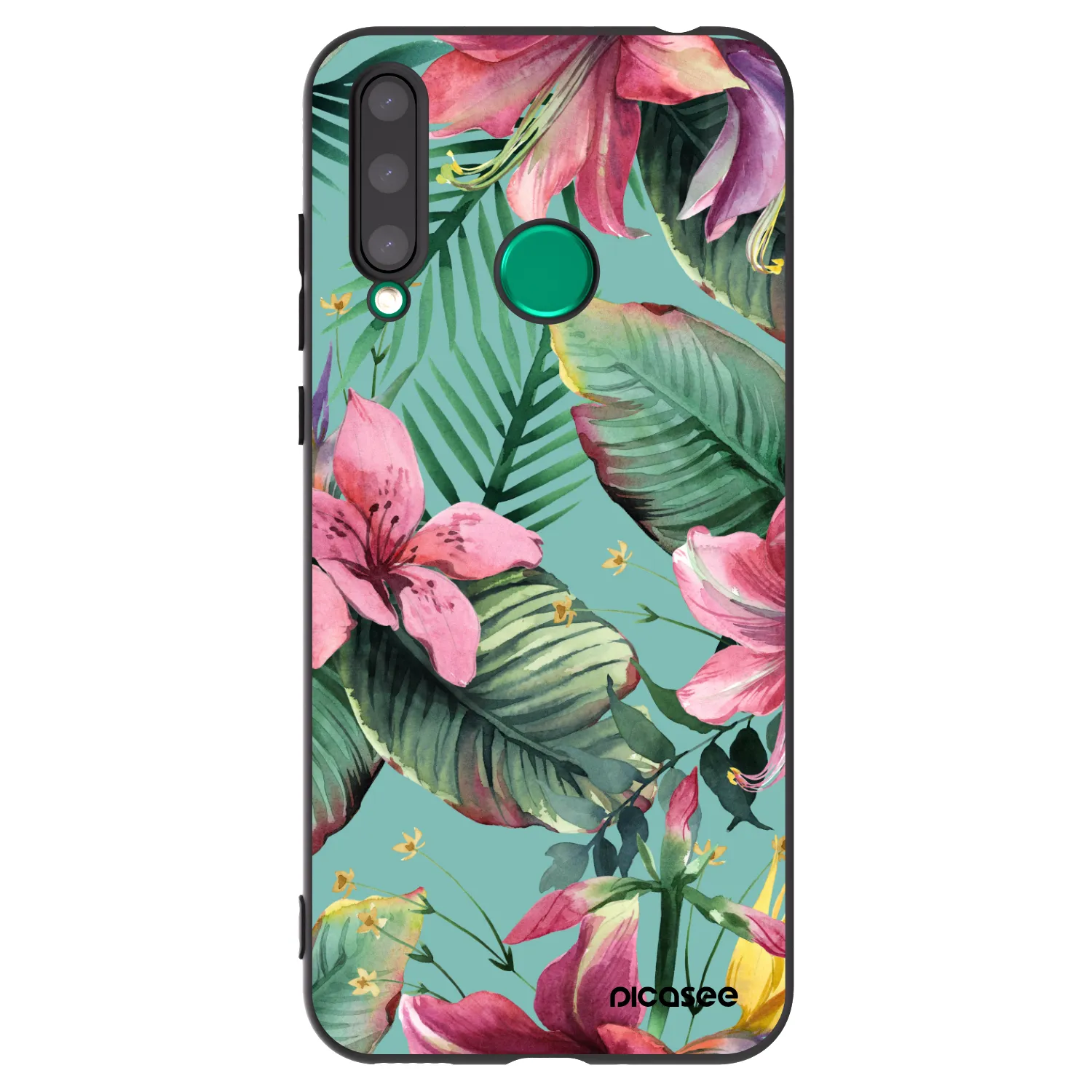 Picasee silikonový černý obal pro Honor 20 Lite - Hawaii
