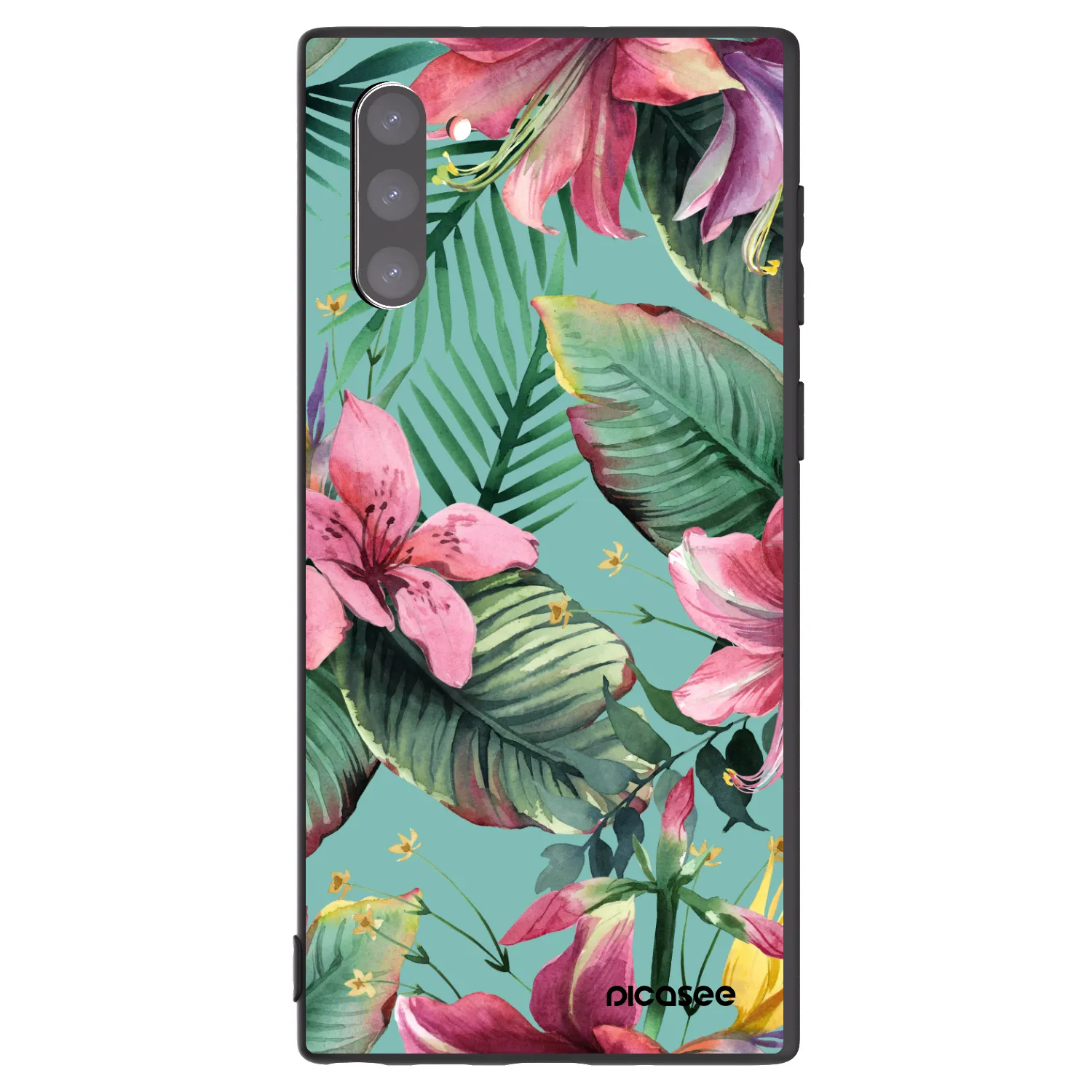 Picasee silikonový černý obal pro Samsung Galaxy Note 10 N970F - Hawaii
