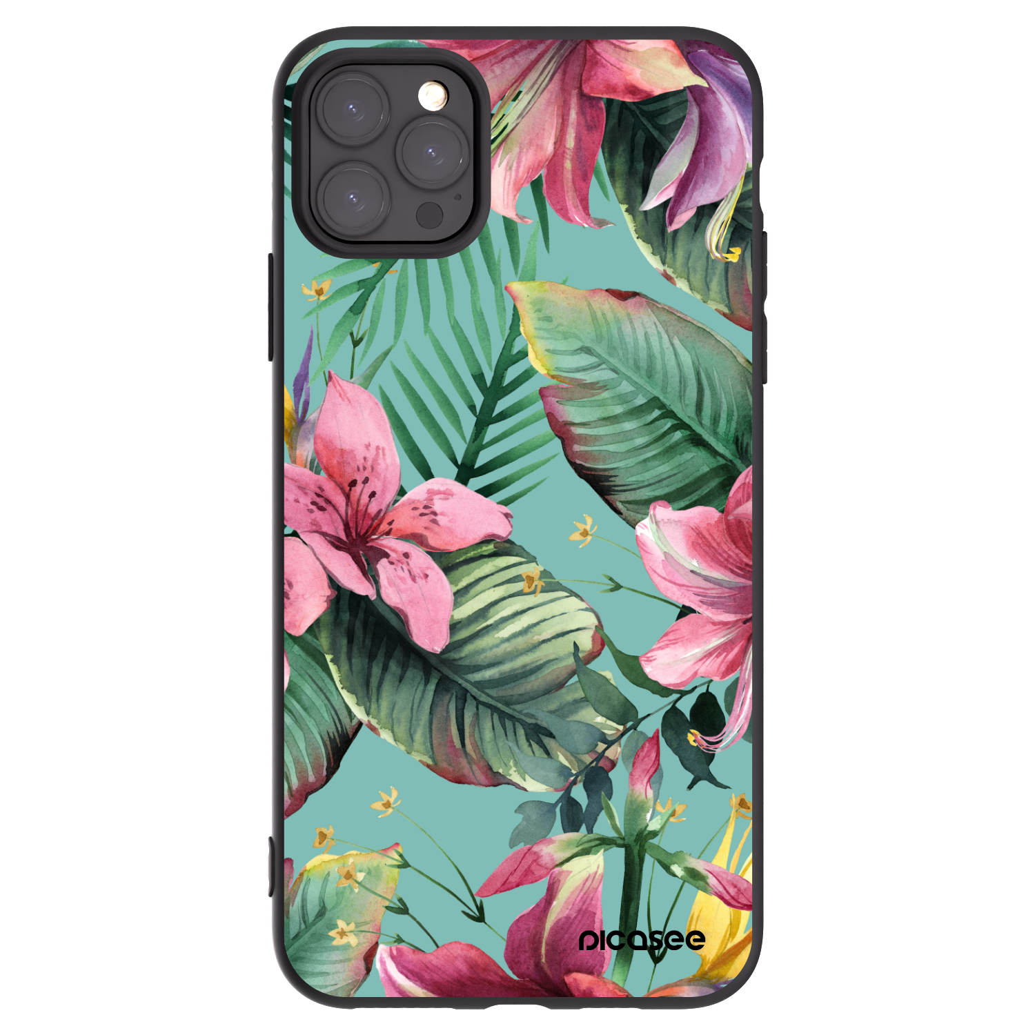 Picasee silikonový černý obal pro Apple iPhone 11 Pro Max - Hawaii