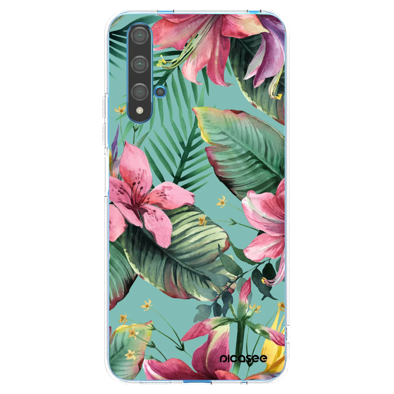 Picasee silikonový průhledný obal pro Huawei Nova 5T - Hawaii