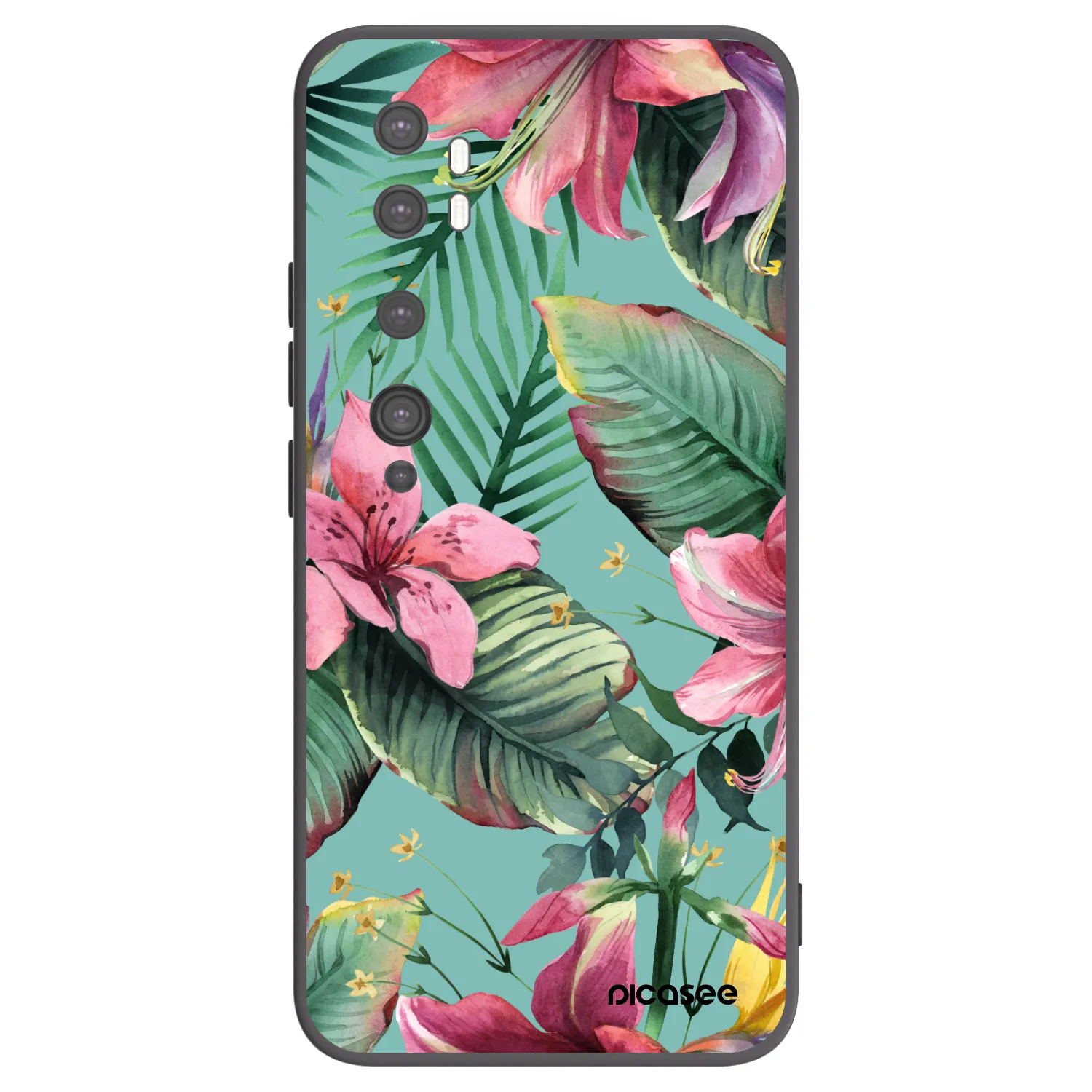 Picasee silikonový černý obal pro Xiaomi Mi Note 10 (Pro) - Hawaii