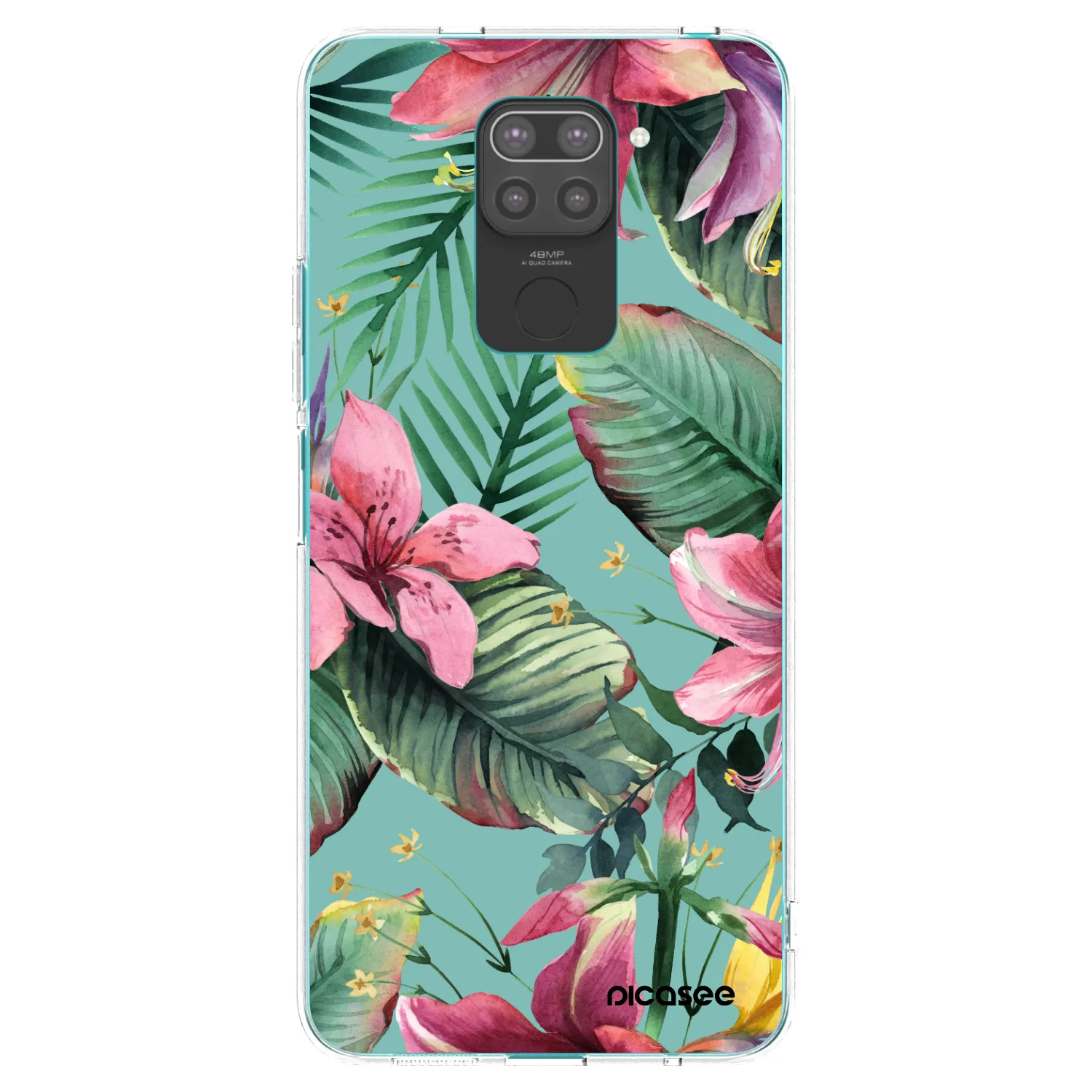 Picasee silikonový černý obal pro Xiaomi Redmi Note 9 - Hawaii