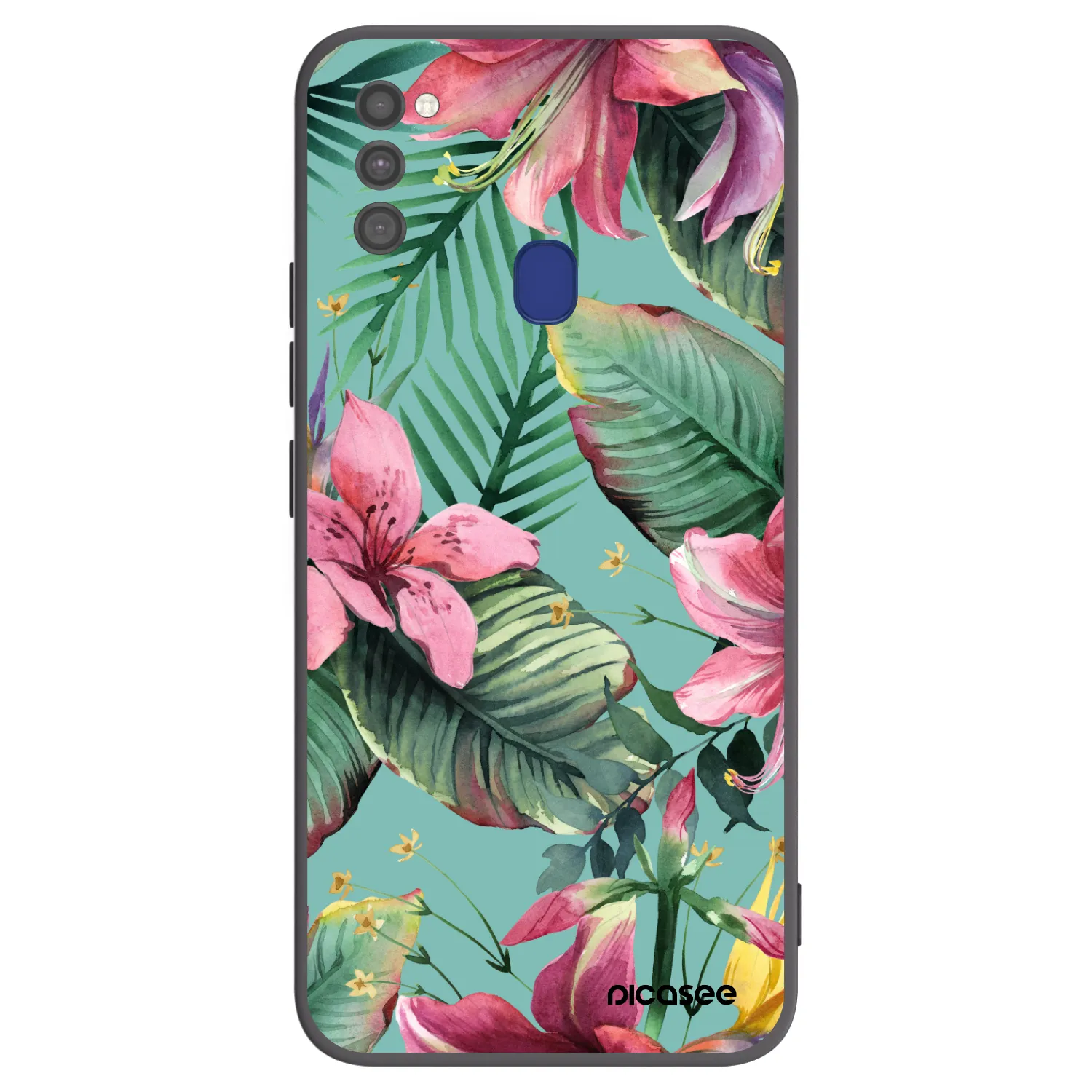 Picasee silikonový černý obal pro Samsung Galaxy M21 M215F - Hawaii