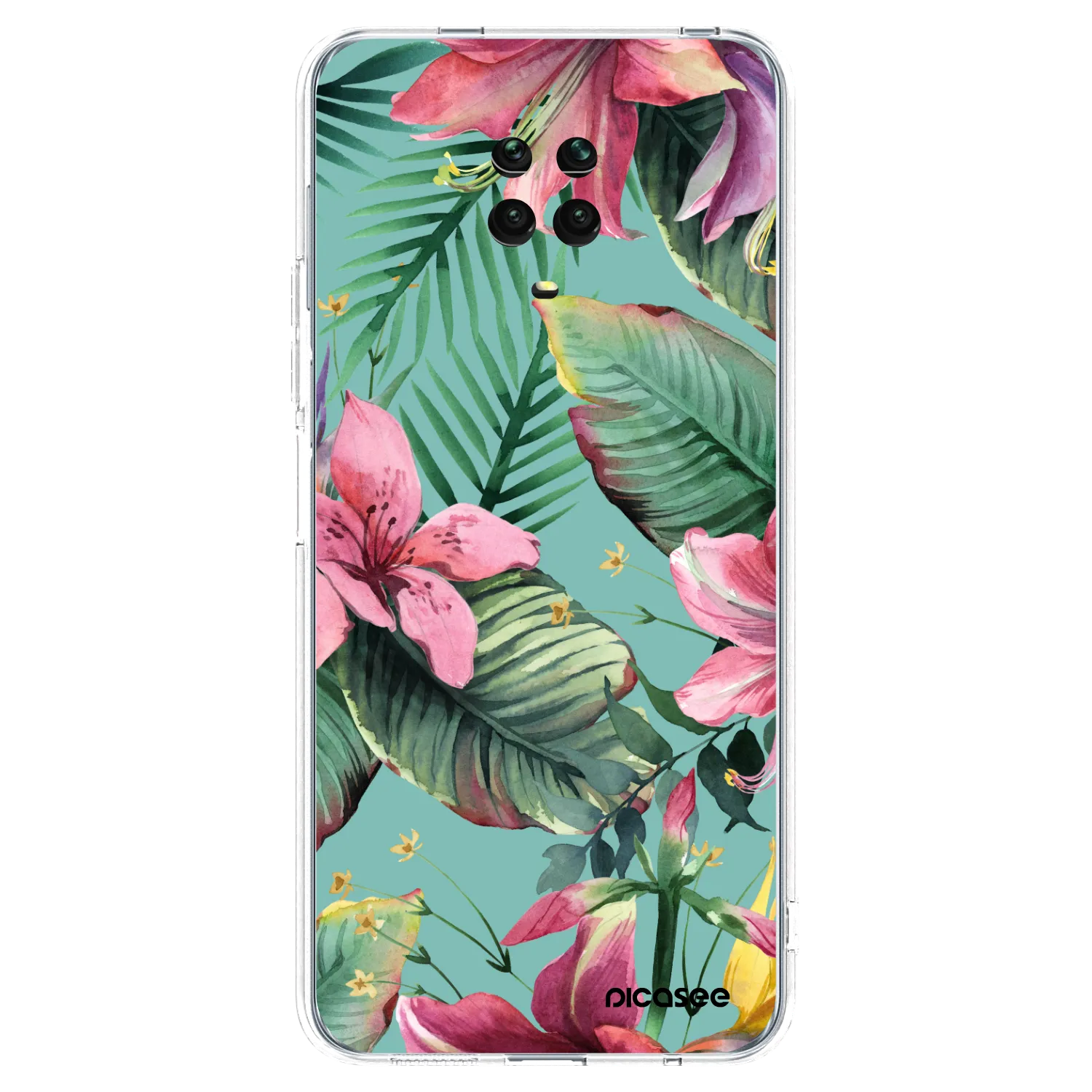 Picasee silikonový průhledný obal pro Xiaomi Redmi Note 9S - Hawaii