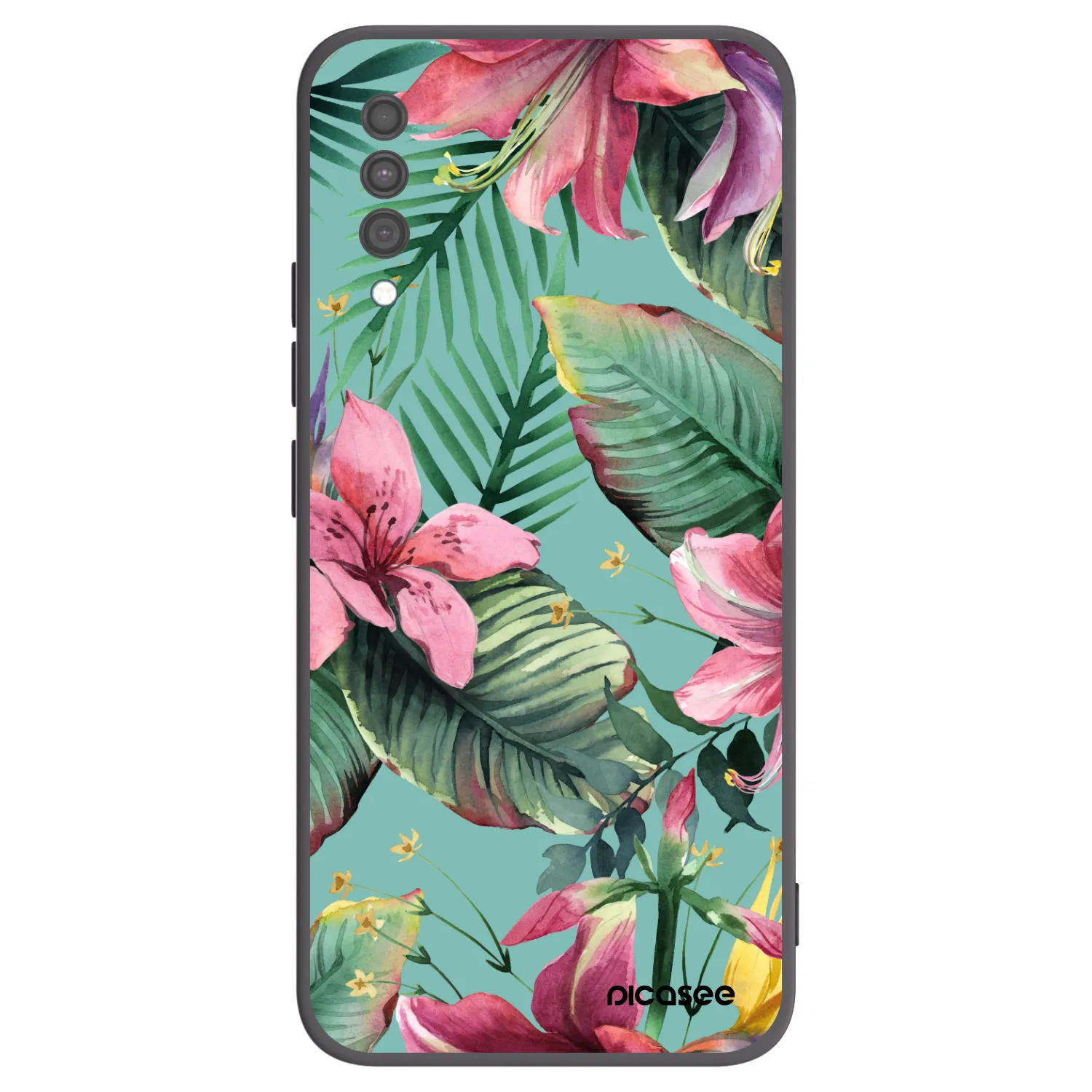 Picasee silikonový černý obal pro Samsung Galaxy A30s A307F - Hawaii