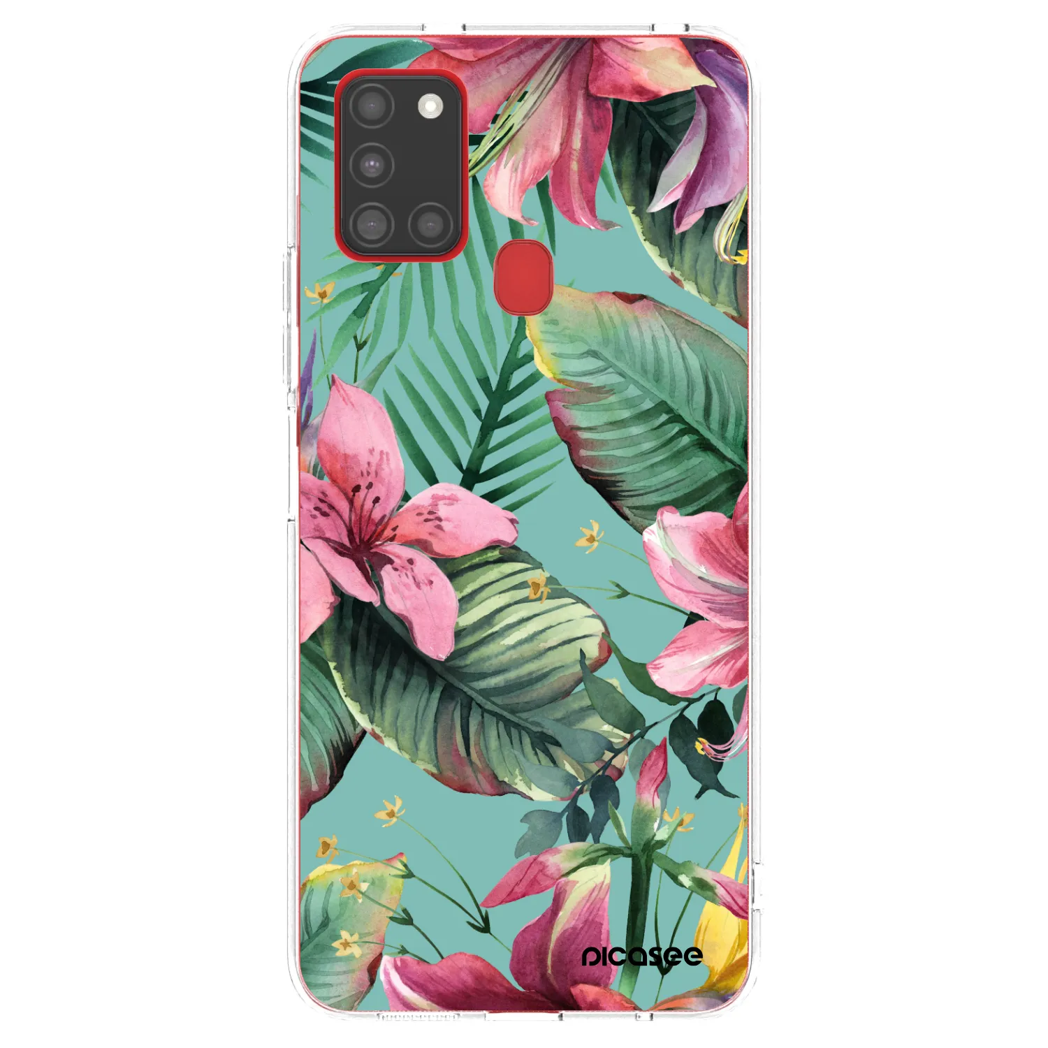 Picasee silikonový průhledný obal pro Samsung Galaxy A21s - Hawaii