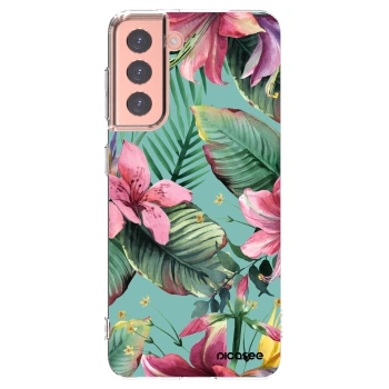 Picasee silikonový průhledný obal pro Samsung Galaxy S21 5G G991B - Hawaii