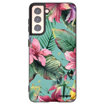 Picasee silikonový černý obal pro Samsung Galaxy S21 5G G991B - Hawaii