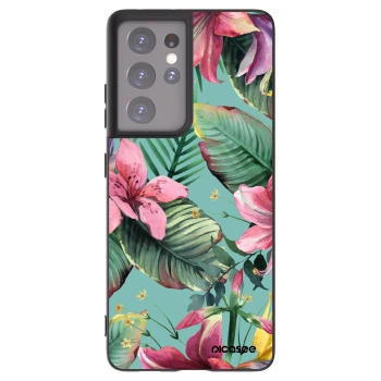 Picasee silikonový černý obal pro Samsung Galaxy S21 Ultra 5G G998B - Hawaii