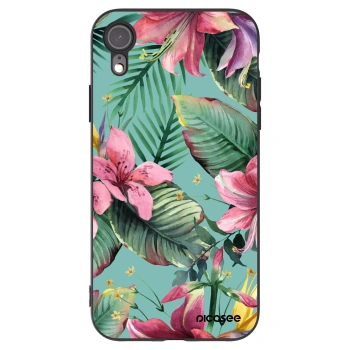 Picasee silikonový černý obal pro Apple iPhone XR - Hawaii