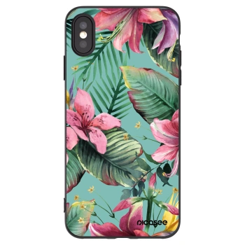 Picasee silikonový černý obal pro Apple iPhone XS Max - Hawaii