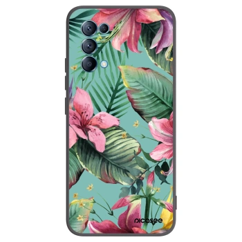 Picasee silikonový černý obal pro OPPO Reno 5 5G - Hawaii
