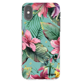 Picasee silikonový průhledný obal pro Apple iPhone X/XS - Hawaii