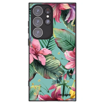 Picasee silikonový černý obal pro Samsung Galaxy S23 Ultra 5G - Hawaii