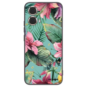 Picasee silikonový černý obal pro Motorola Moto G85 - Hawaii