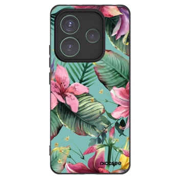 Picasee silikonový černý obal pro Xiaomi Redmi Note 14 5G - Hawaii
