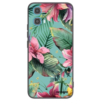 Picasee silikonový černý obal pro Motorola Moto G34 5G - Hawaii